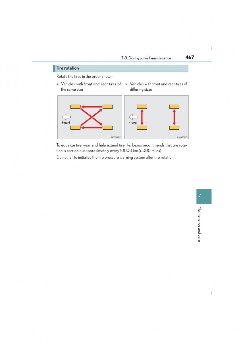 Lexus IS300h III 3 owners manual / page 467