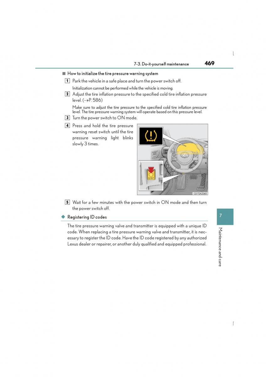 Lexus IS300h III 3 owners manual / page 469