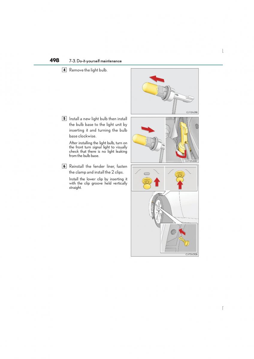 Lexus IS300h III 3 owners manual / page 498