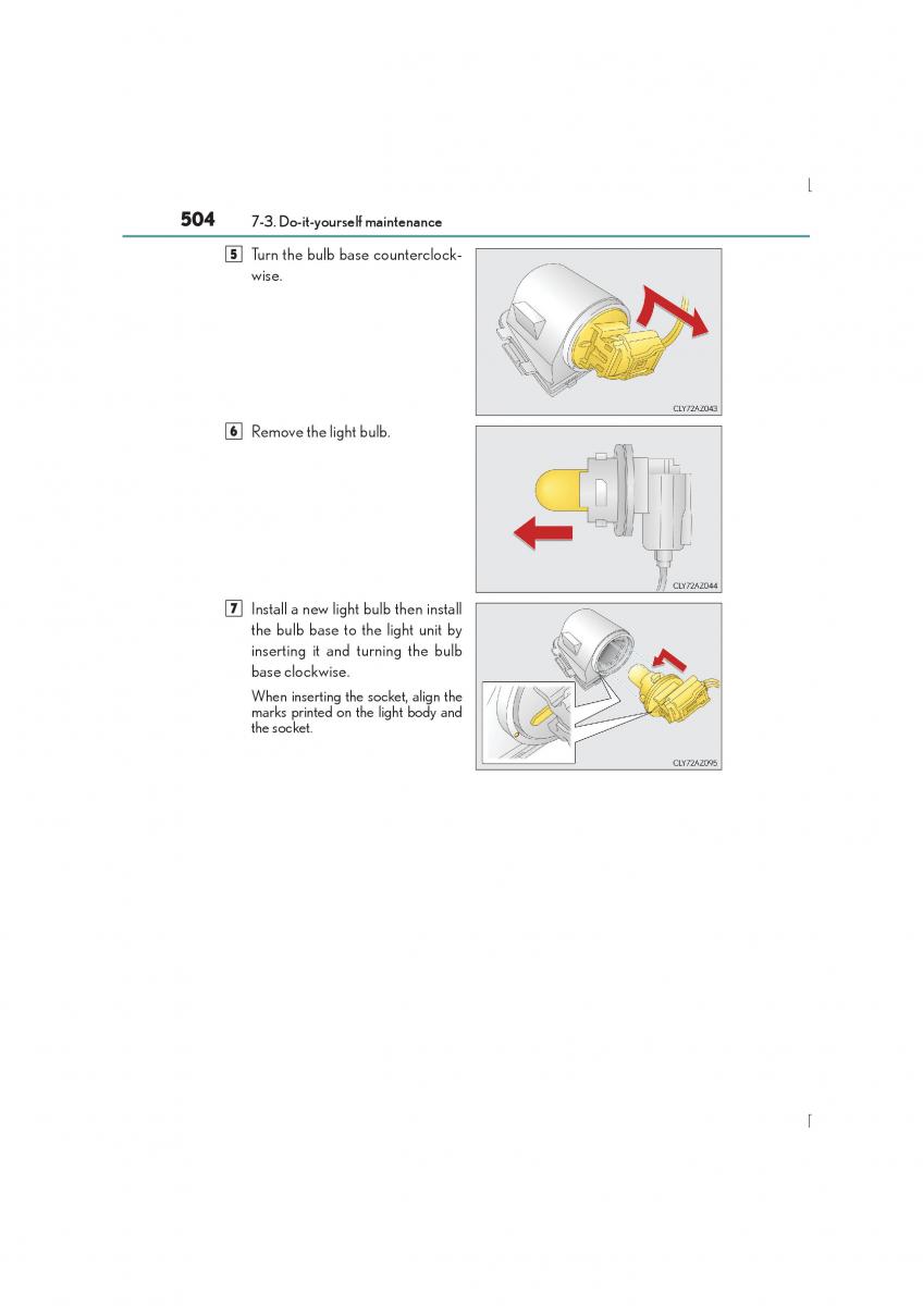 Lexus IS300h III 3 owners manual / page 504