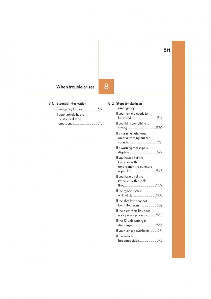 Lexus IS300h III 3 owners manual / page 511