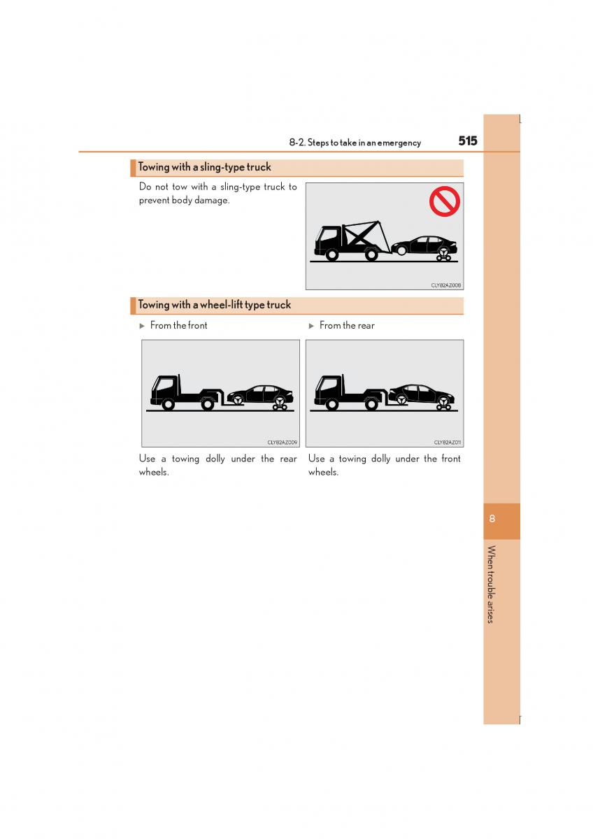 Lexus IS300h III 3 owners manual / page 515