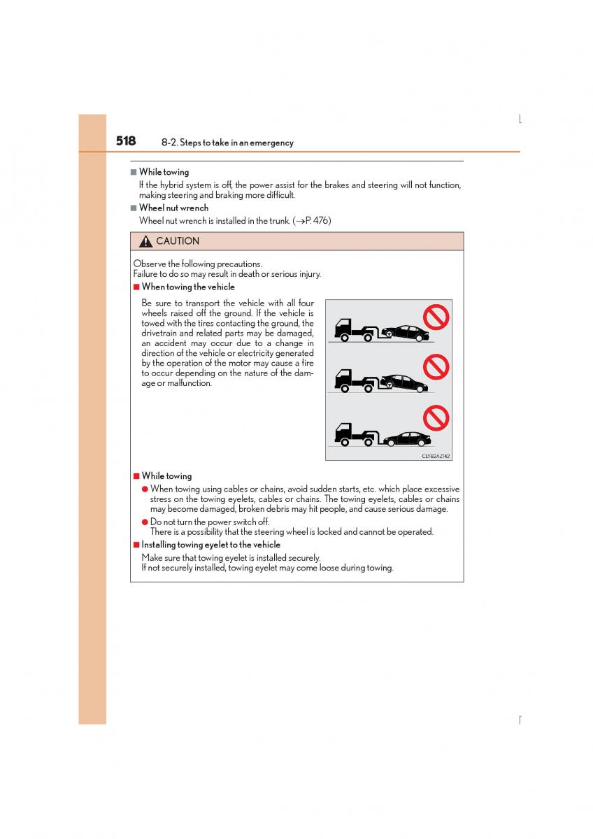 Lexus IS300h III 3 owners manual / page 518