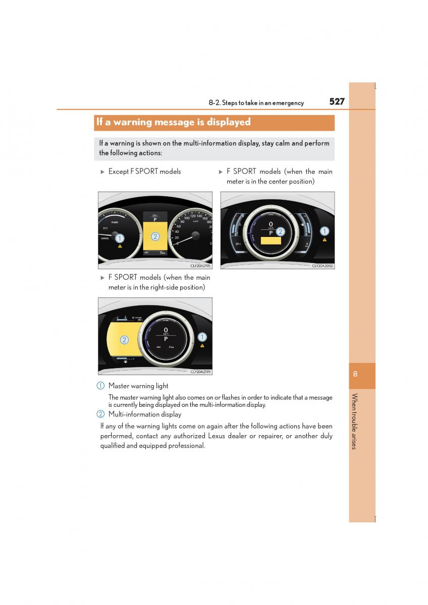 Lexus IS300h III 3 owners manual / page 527