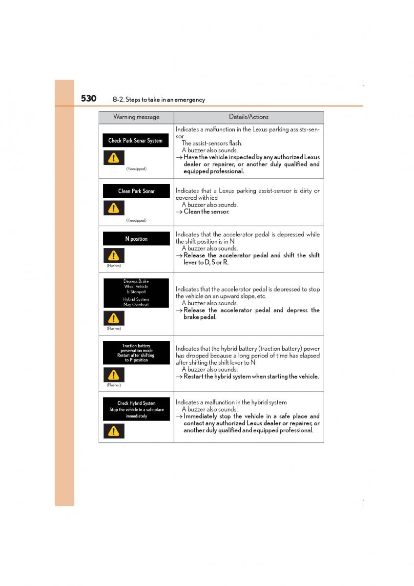 Lexus IS300h III 3 owners manual / page 530