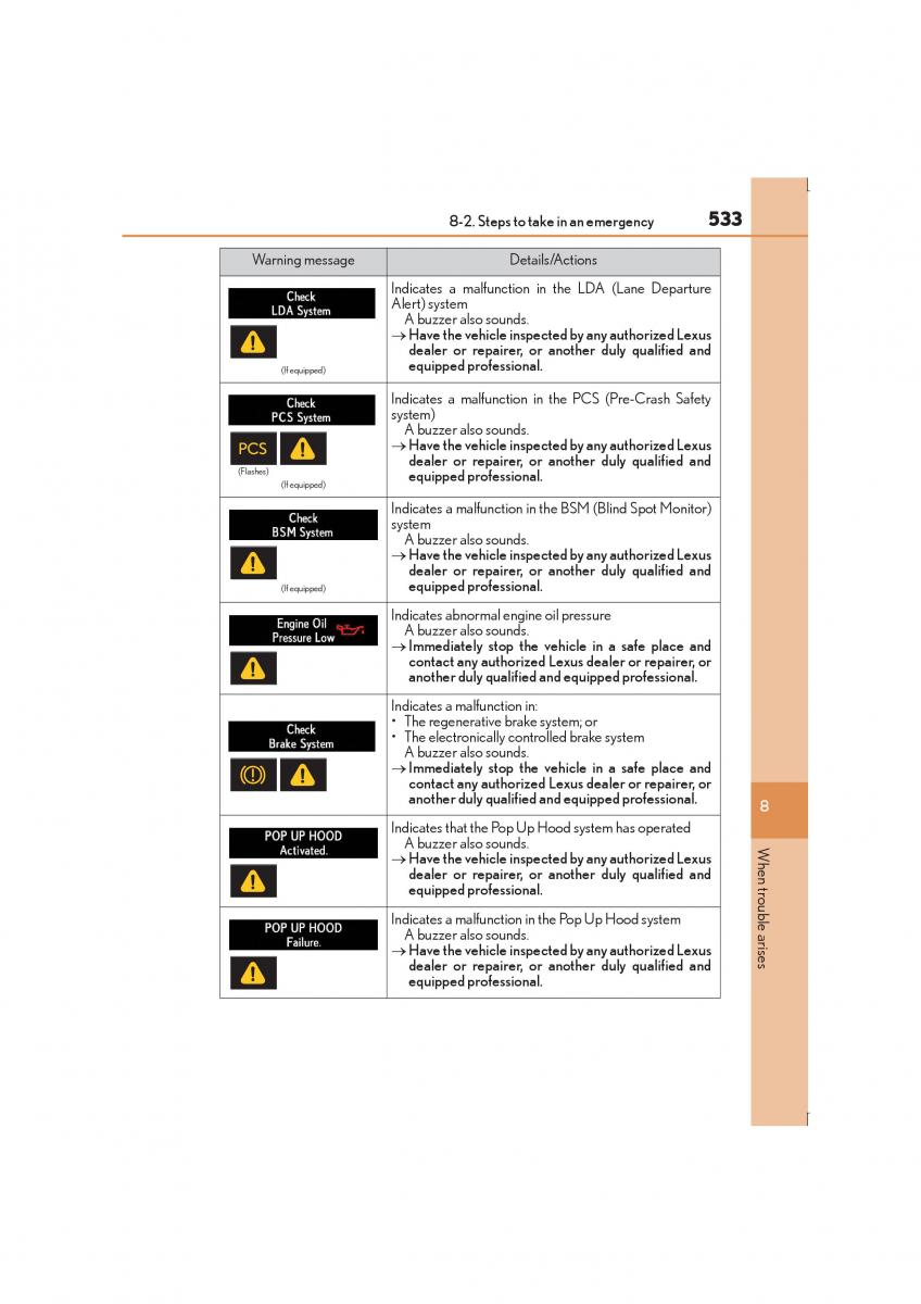 Lexus IS300h III 3 owners manual / page 533