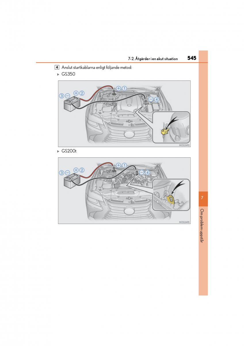 Lexus GS F IV 4 instruktionsbok / page 545