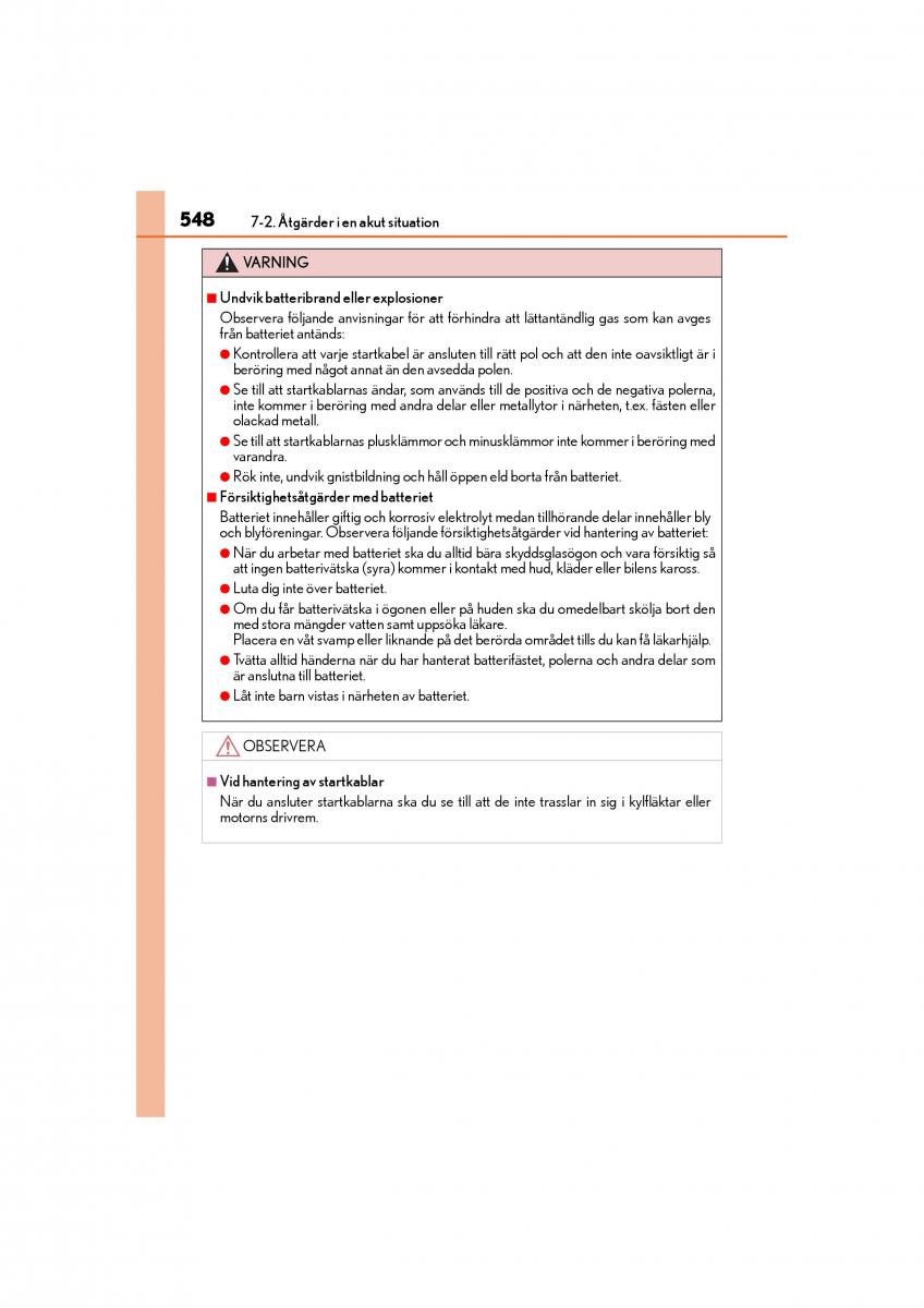 Lexus GS F IV 4 instruktionsbok / page 548