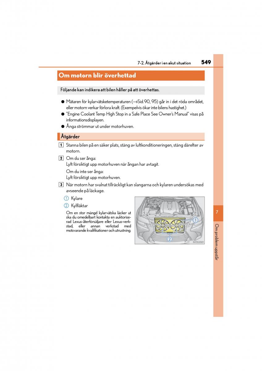 Lexus GS F IV 4 instruktionsbok / page 549