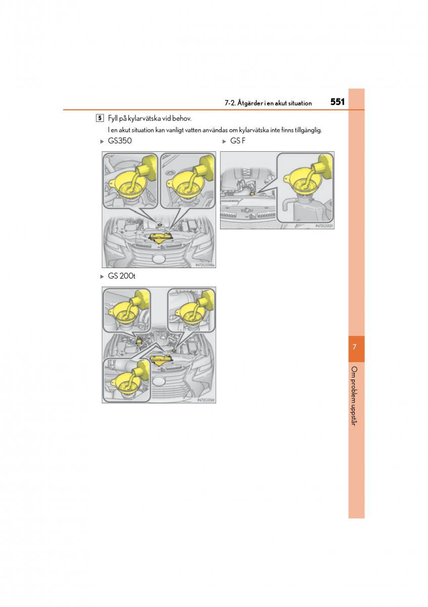 Lexus GS F IV 4 instruktionsbok / page 551
