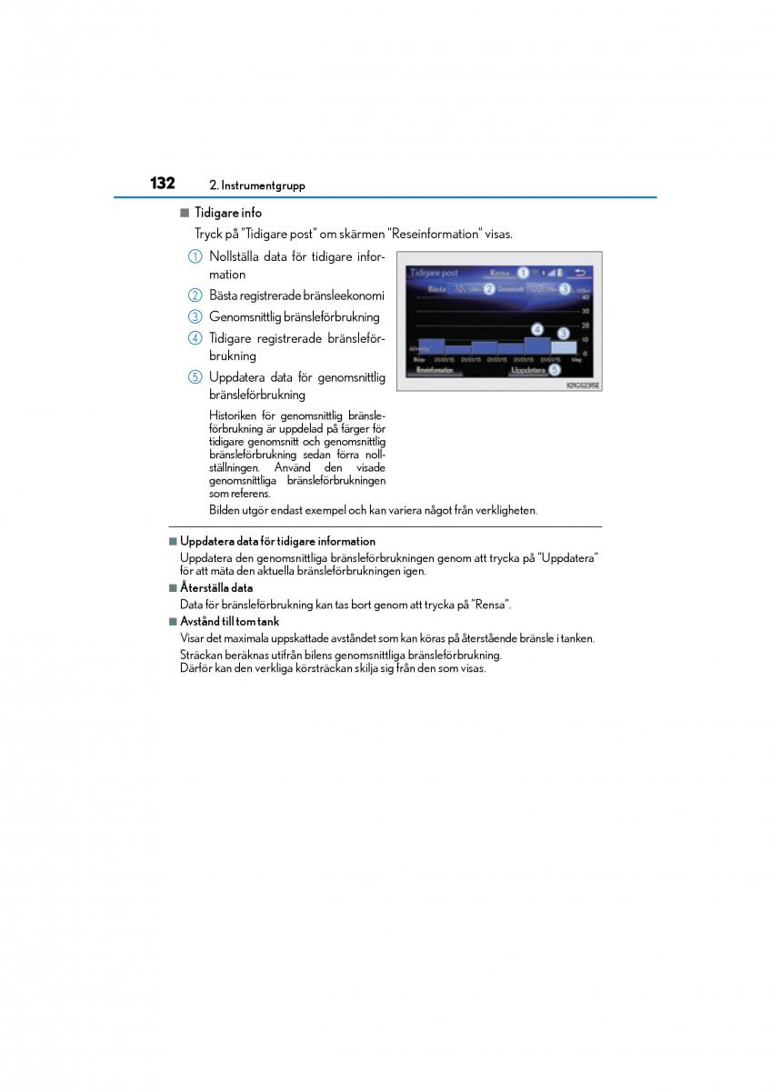 Lexus GS F IV 4 instruktionsbok / page 132