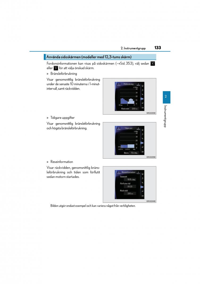 Lexus GS F IV 4 instruktionsbok / page 133