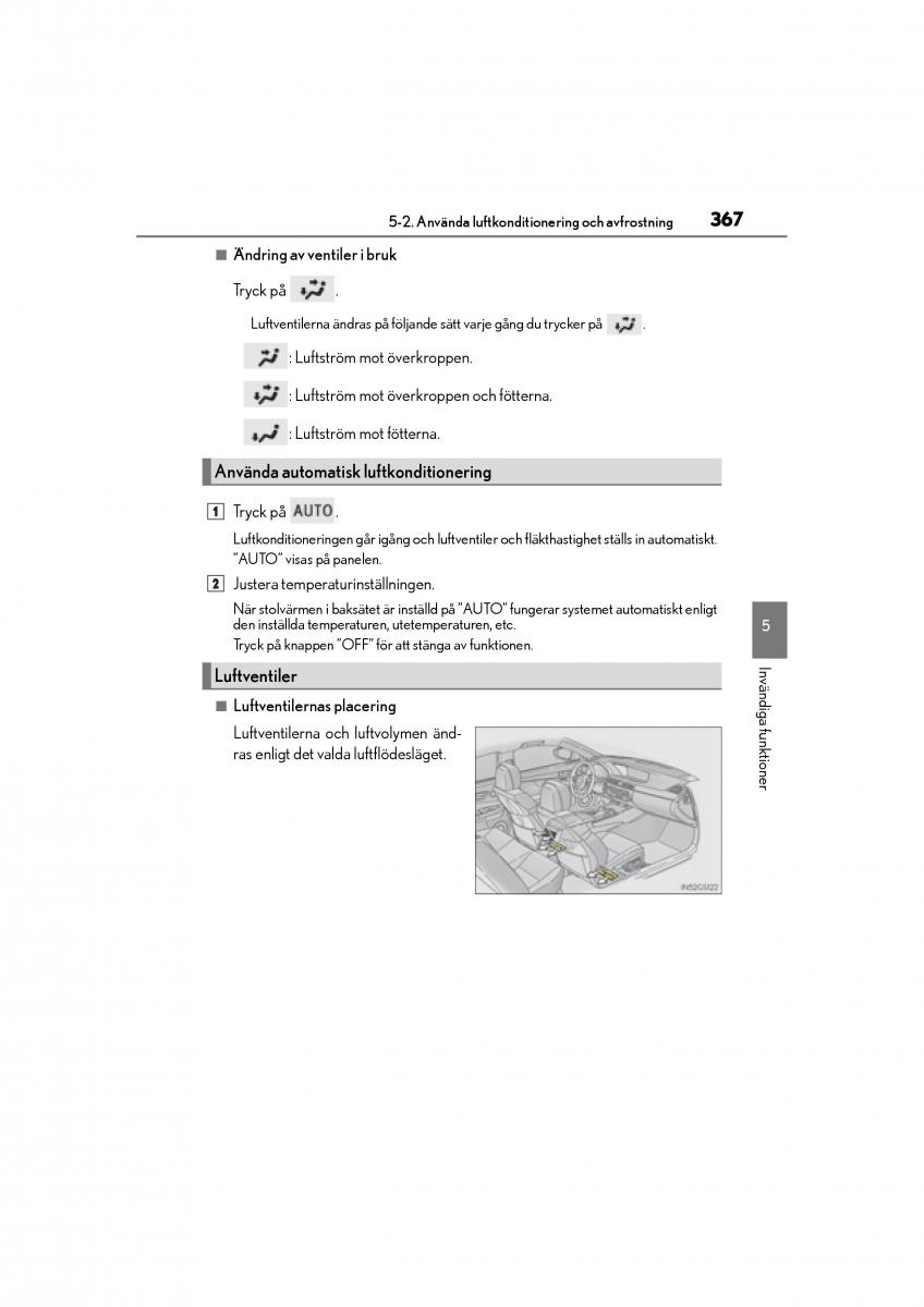 Lexus GS F IV 4 instruktionsbok / page 367