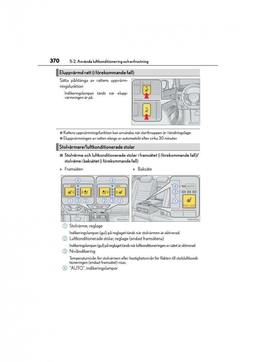 Lexus GS F IV 4 instruktionsbok / page 370