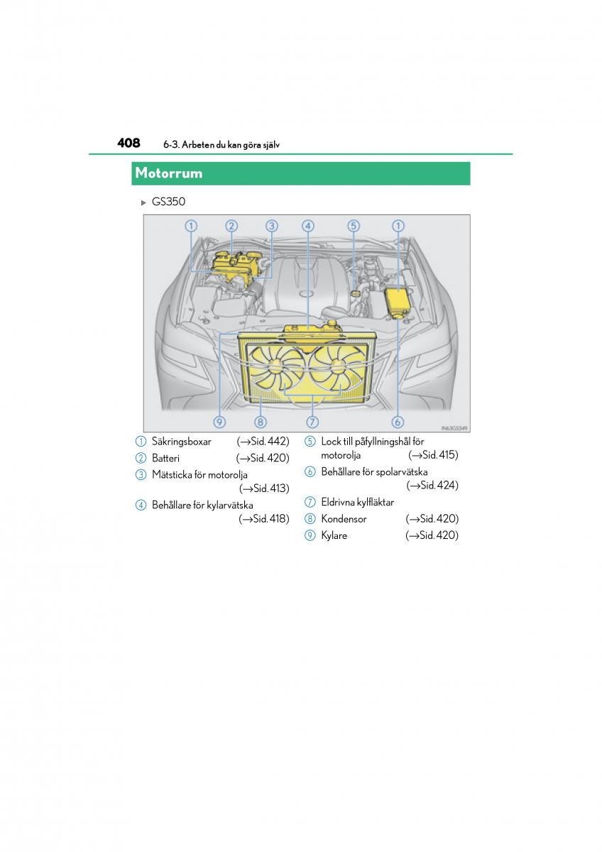 Lexus GS F IV 4 instruktionsbok / page 408