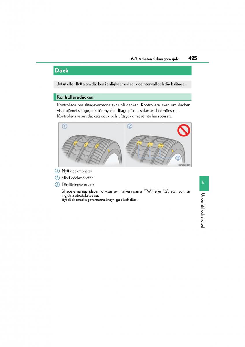 Lexus GS F IV 4 instruktionsbok / page 425