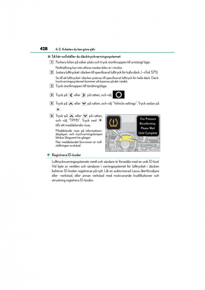 Lexus GS F IV 4 instruktionsbok / page 428