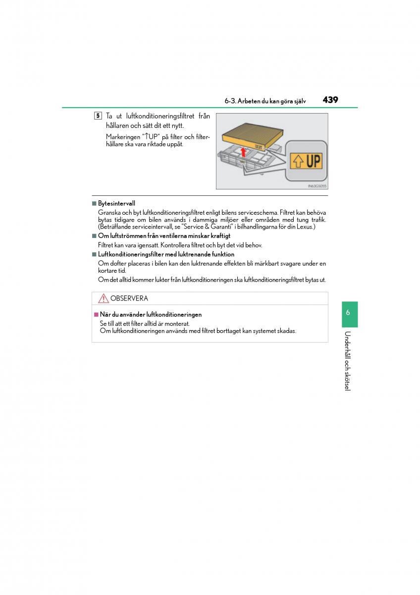 Lexus GS F IV 4 instruktionsbok / page 439