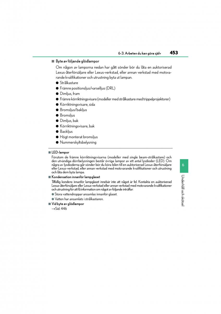 Lexus GS F IV 4 instruktionsbok / page 453