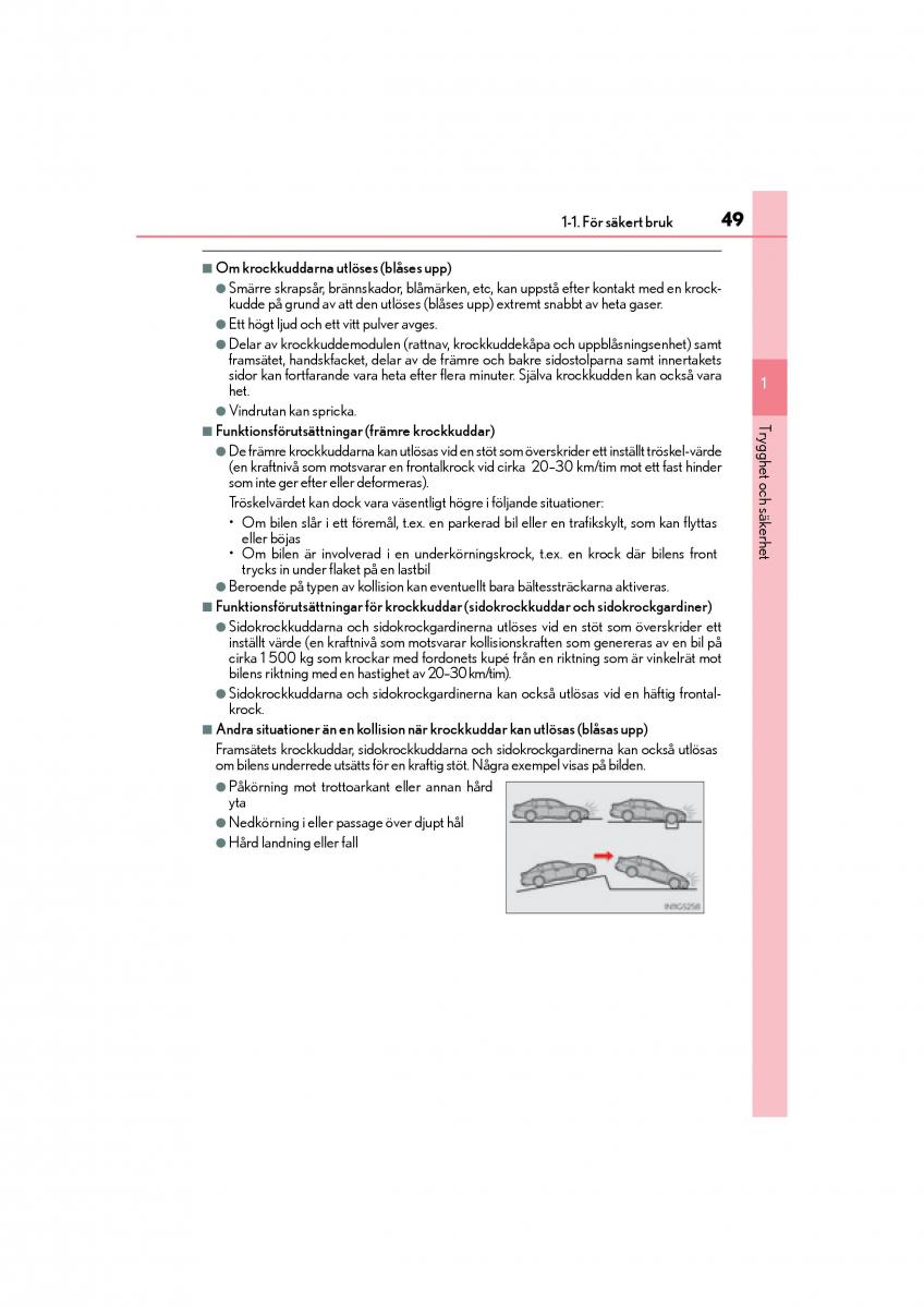 Lexus GS F IV 4 instruktionsbok / page 49