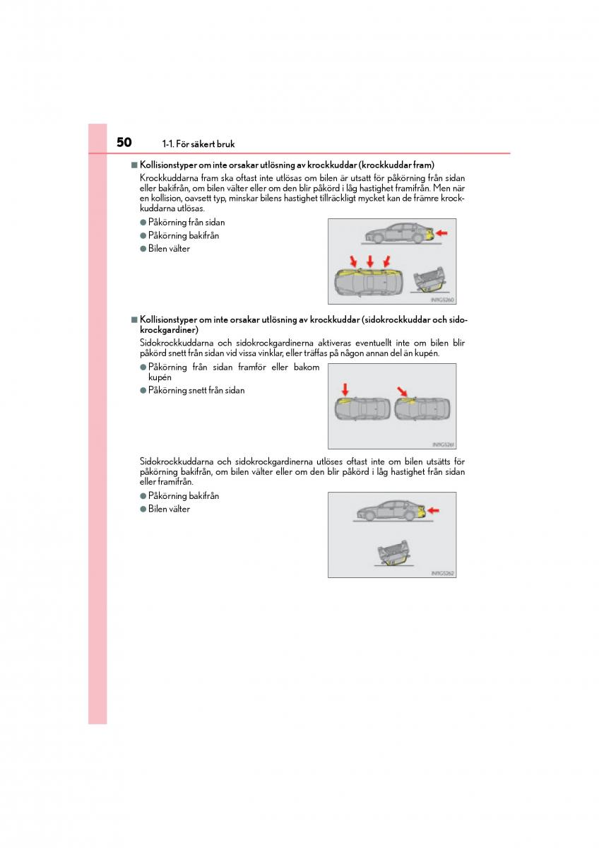 Lexus GS F IV 4 instruktionsbok / page 50