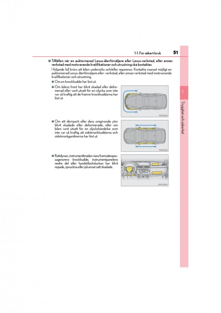 Lexus GS F IV 4 instruktionsbok / page 51