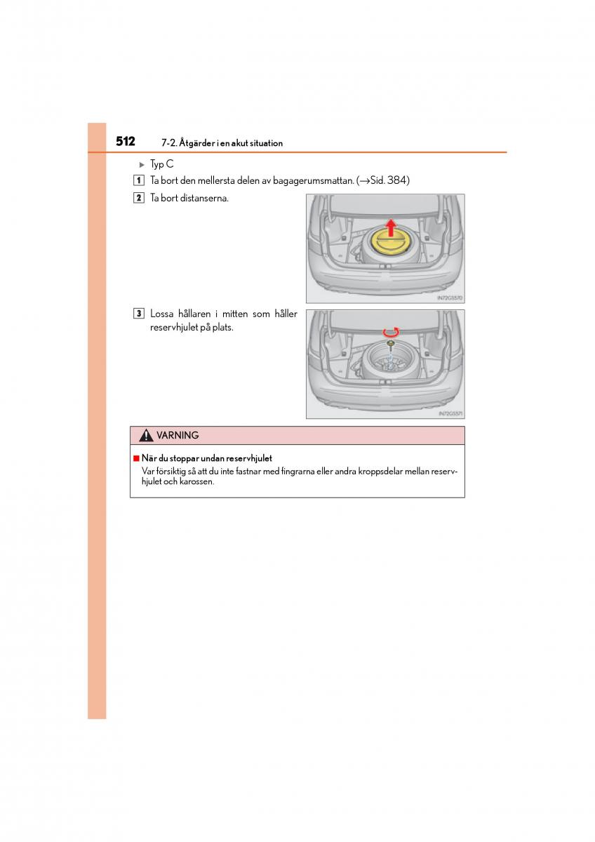 Lexus GS F IV 4 instruktionsbok / page 512