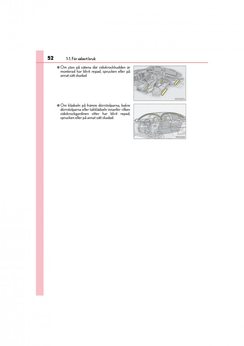 Lexus GS F IV 4 instruktionsbok / page 52