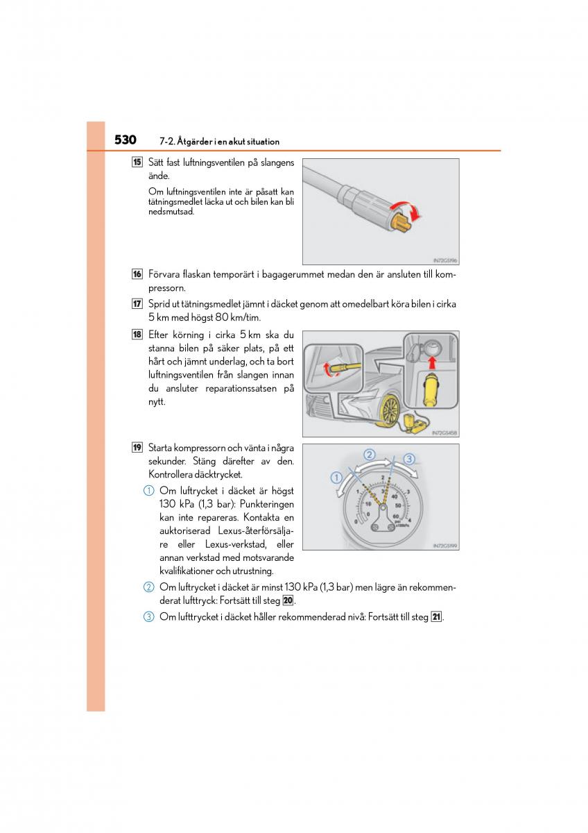 Lexus GS F IV 4 instruktionsbok / page 530