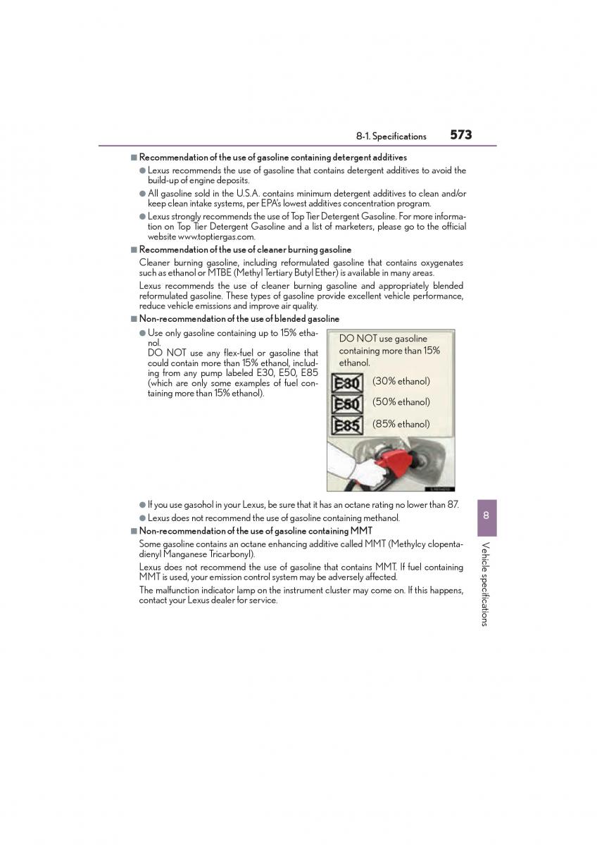 Lexus GX II 2 owners manual / page 575