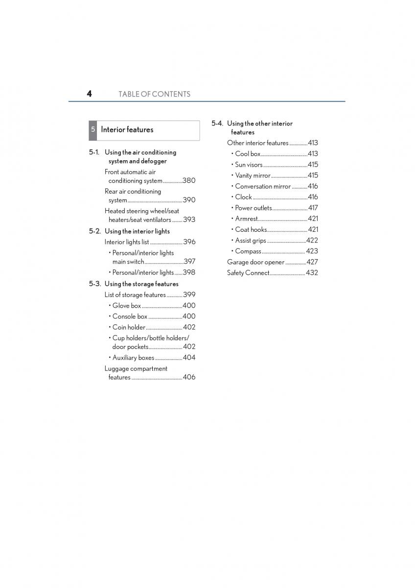 Lexus GX II 2 owners manual / page 6