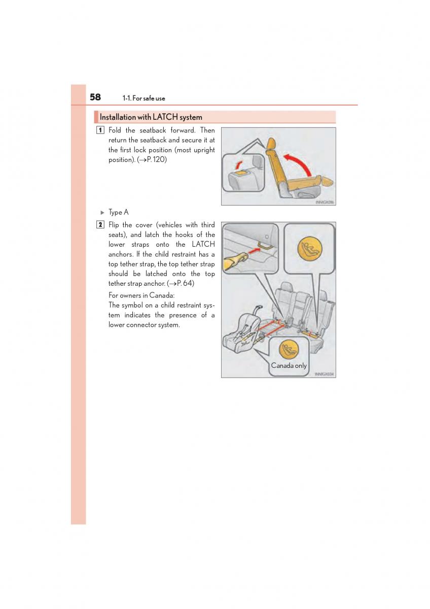 Lexus GX II 2 owners manual / page 60