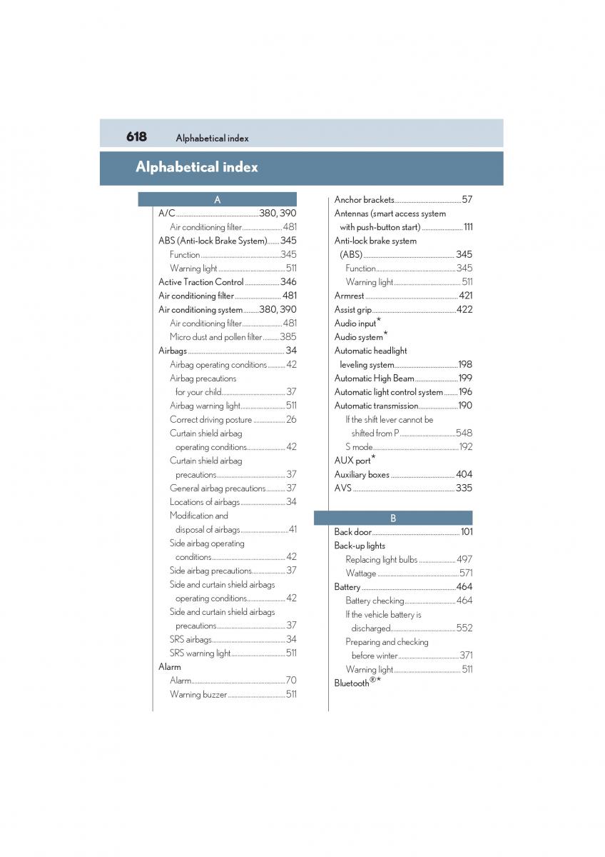 Lexus GX II 2 owners manual / page 620