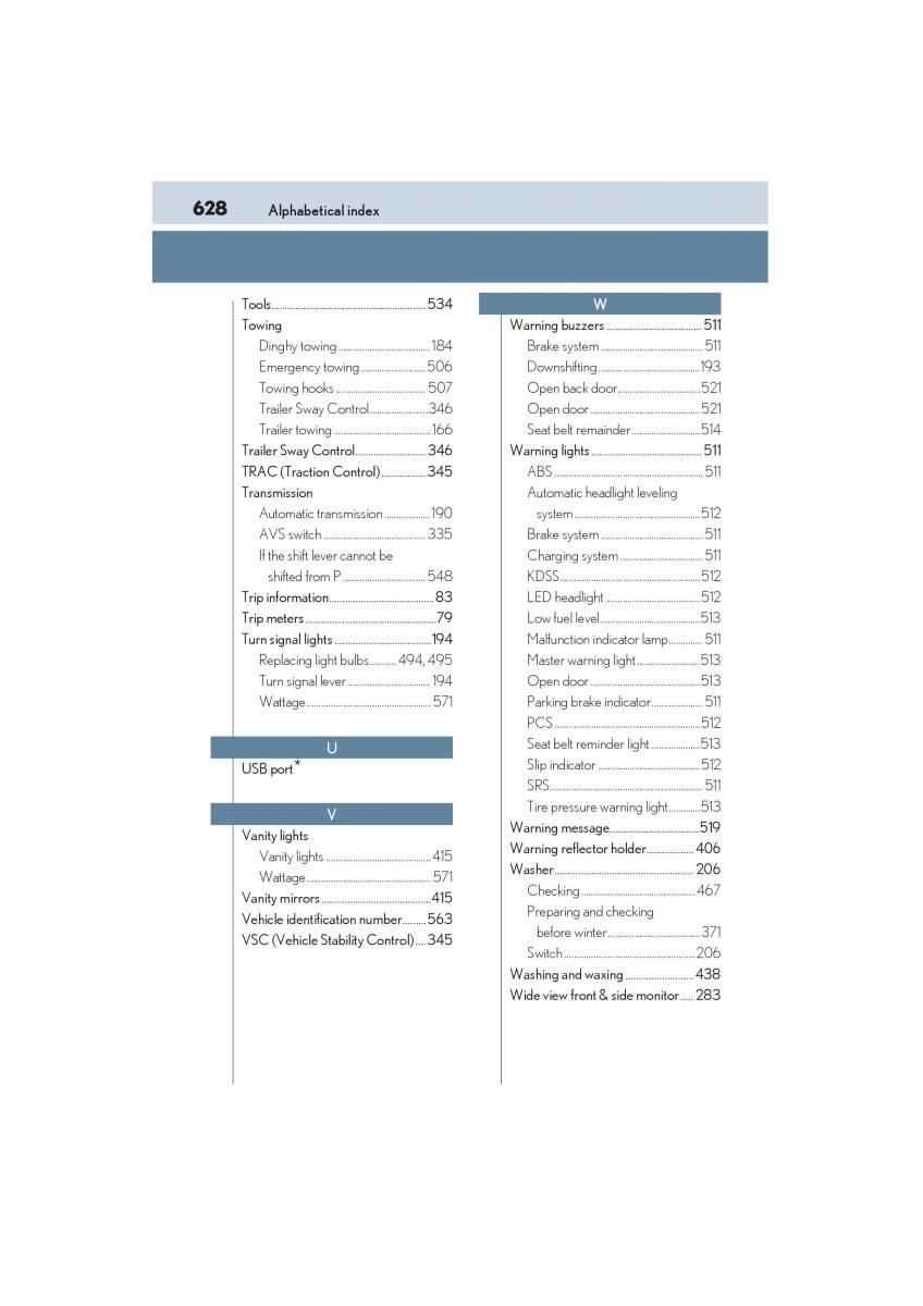 Lexus GX II 2 owners manual / page 630