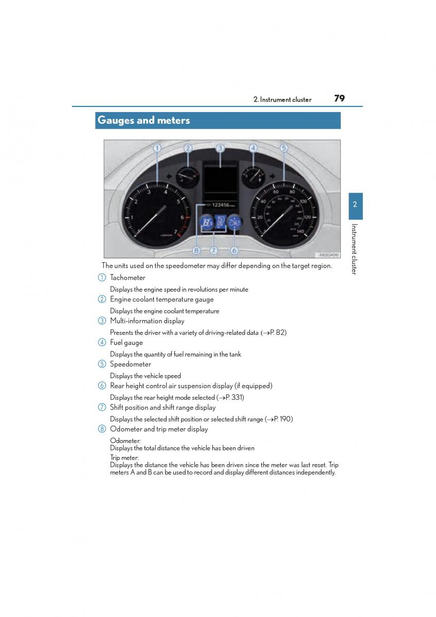 Lexus GX II 2 owners manual / page 81