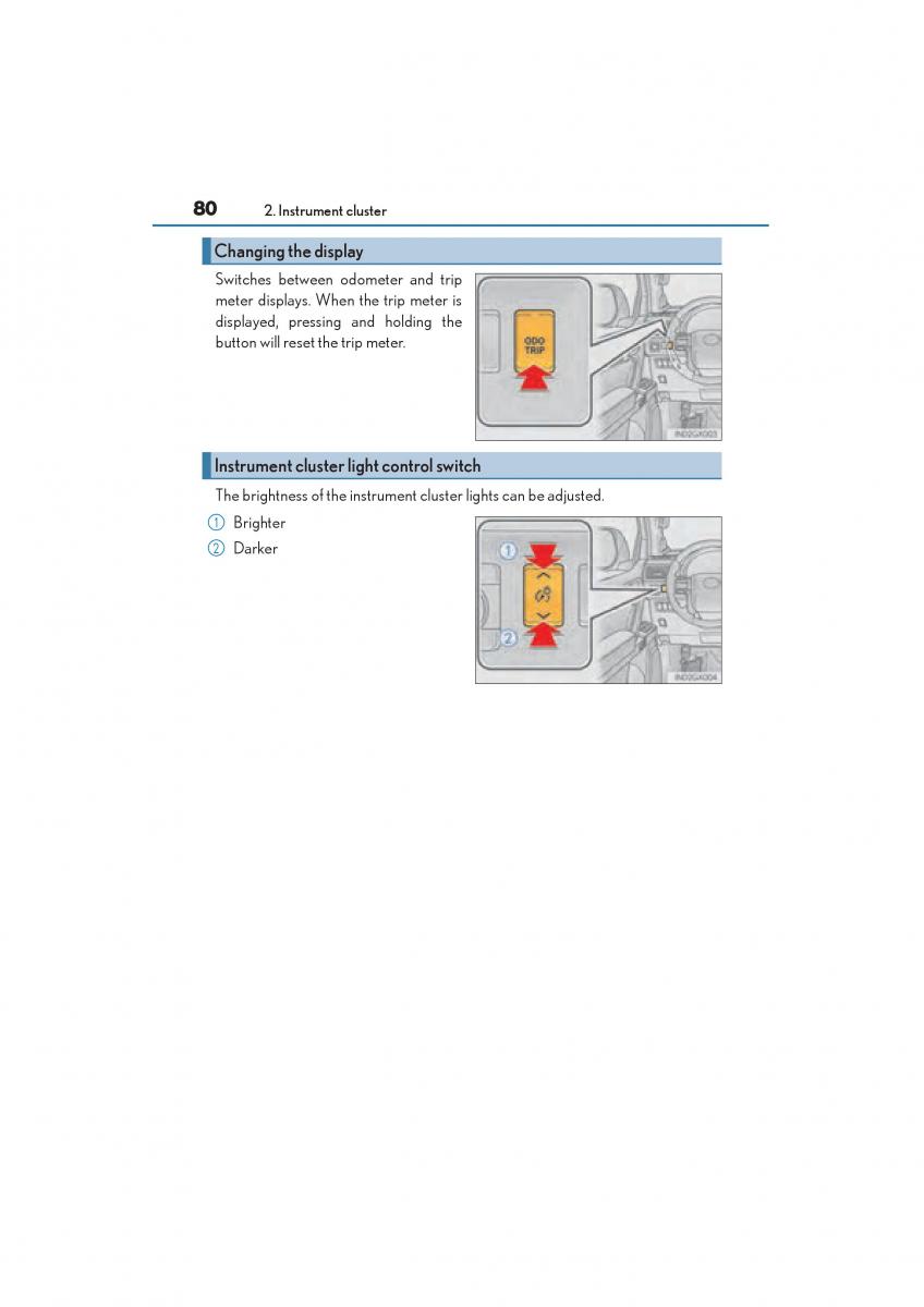 Lexus GX II 2 owners manual / page 82