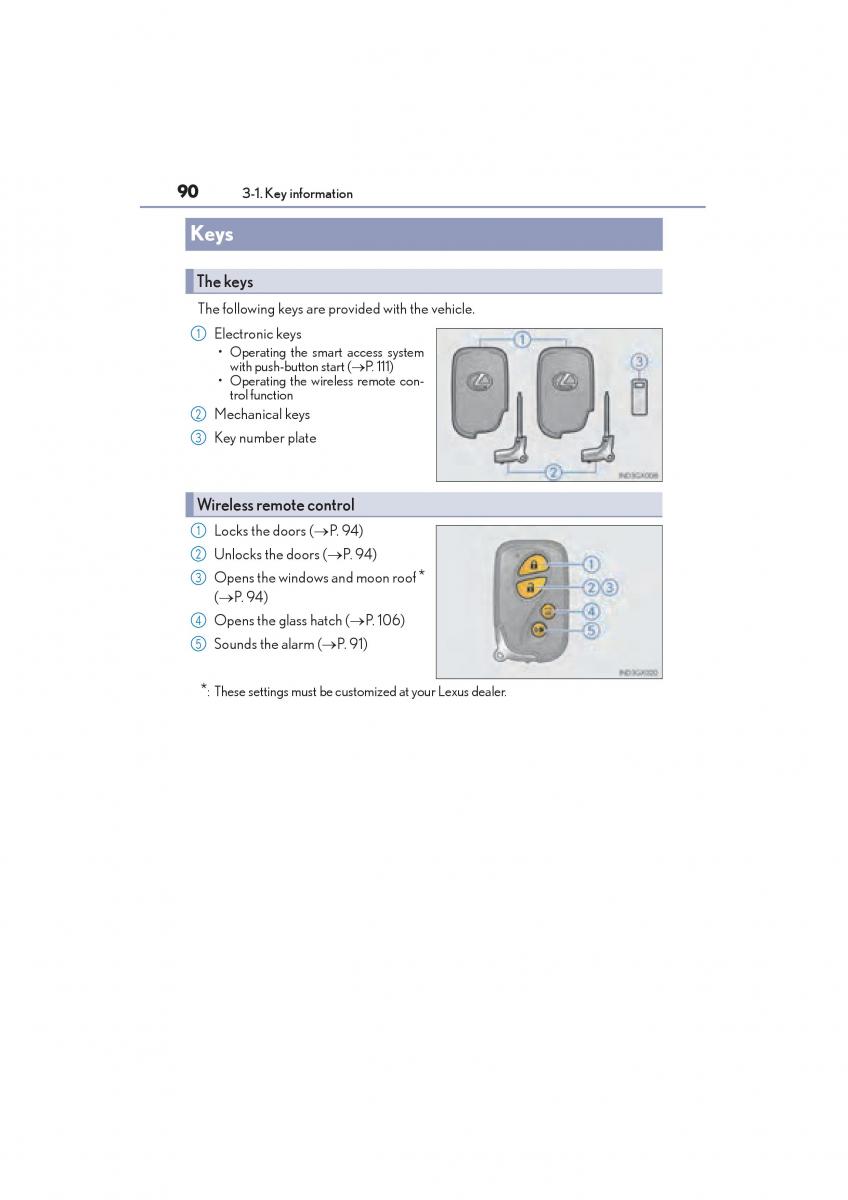 Lexus GX II 2 owners manual / page 92