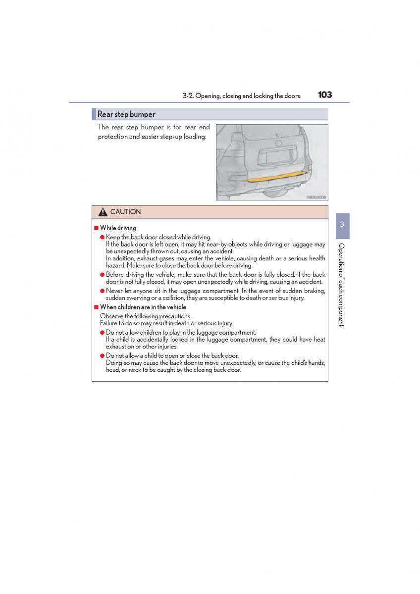 Lexus GX II 2 owners manual / page 105