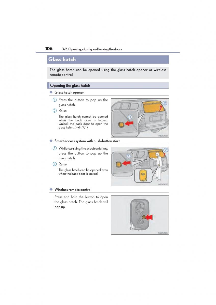 Lexus GX II 2 owners manual / page 108