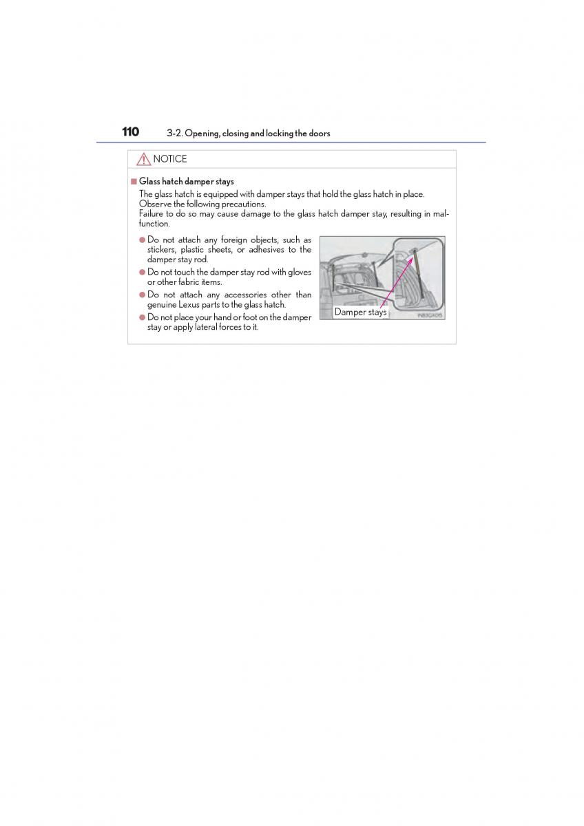 Lexus GX II 2 owners manual / page 112