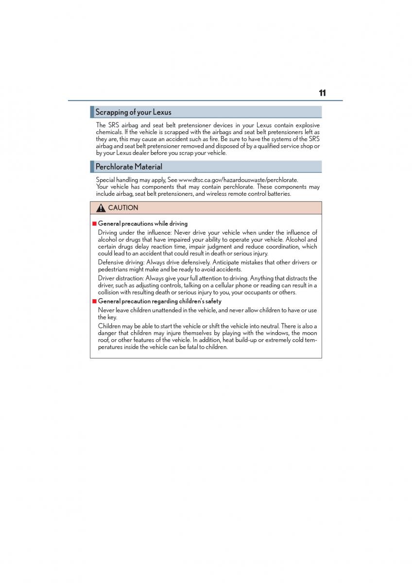 Lexus GX II 2 owners manual / page 13