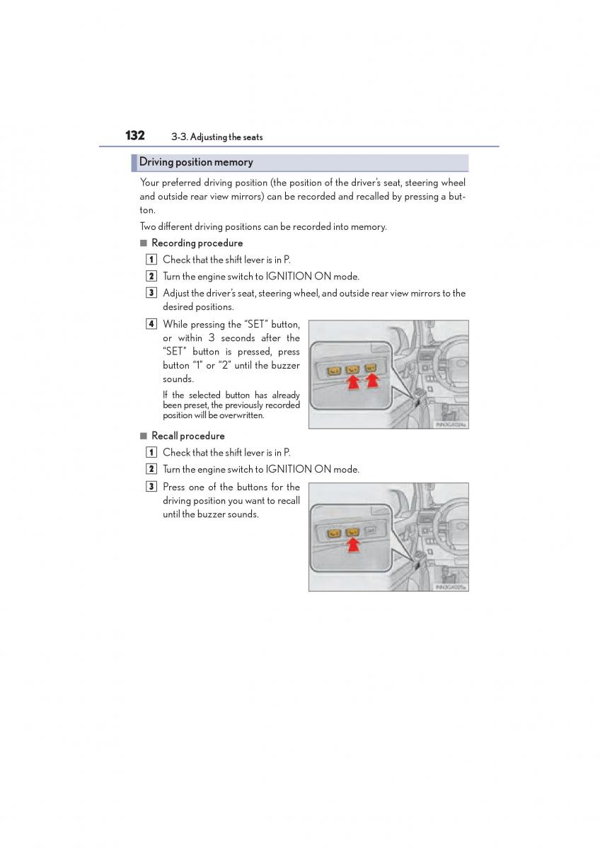 Lexus GX II 2 owners manual / page 134