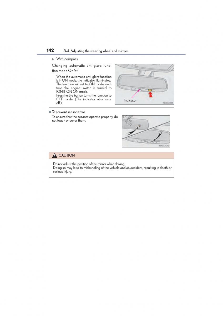 Lexus GX II 2 owners manual / page 144