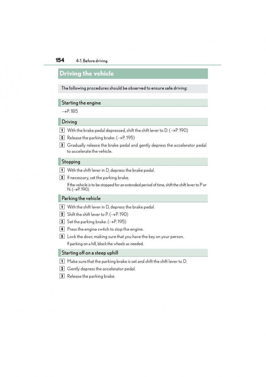 Lexus GX II 2 owners manual / page 156