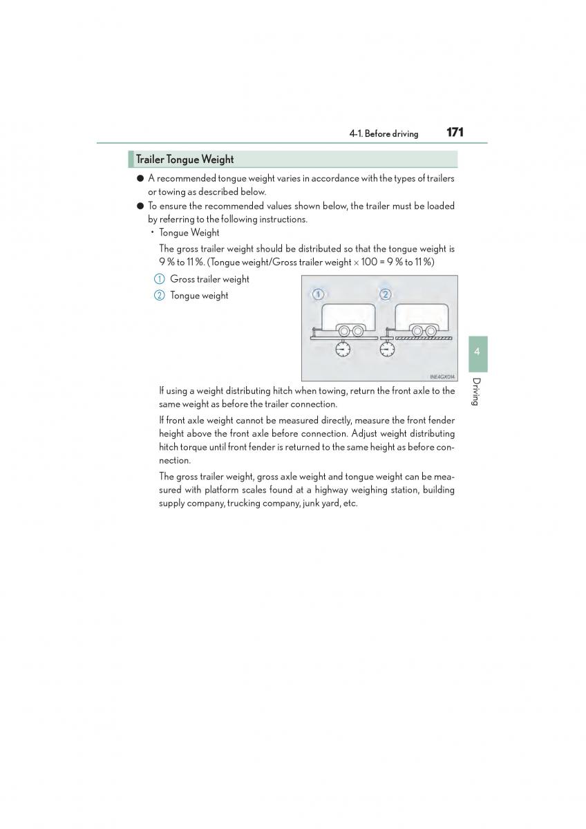 Lexus GX II 2 owners manual / page 173