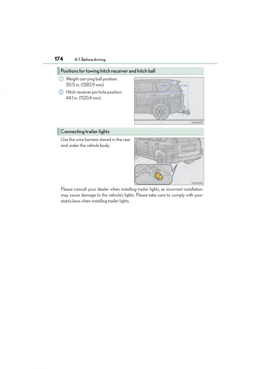 Lexus GX II 2 owners manual / page 176