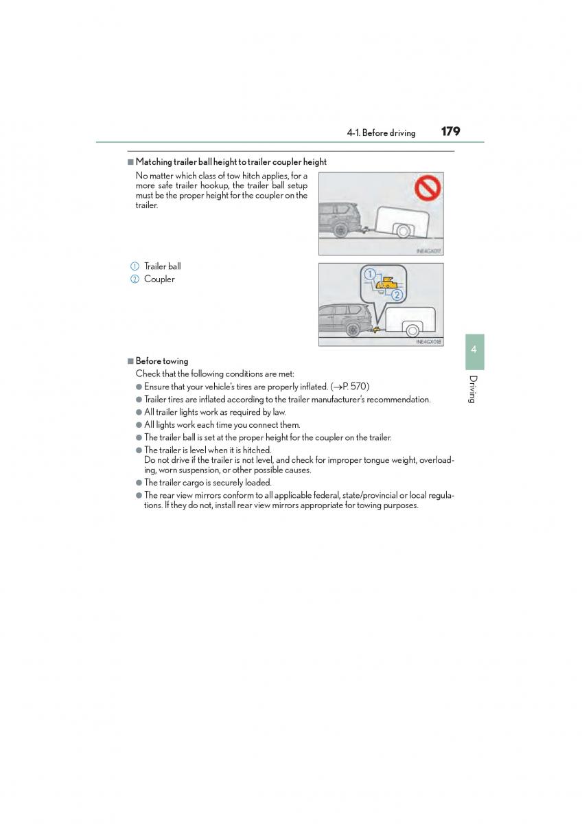 Lexus GX II 2 owners manual / page 181