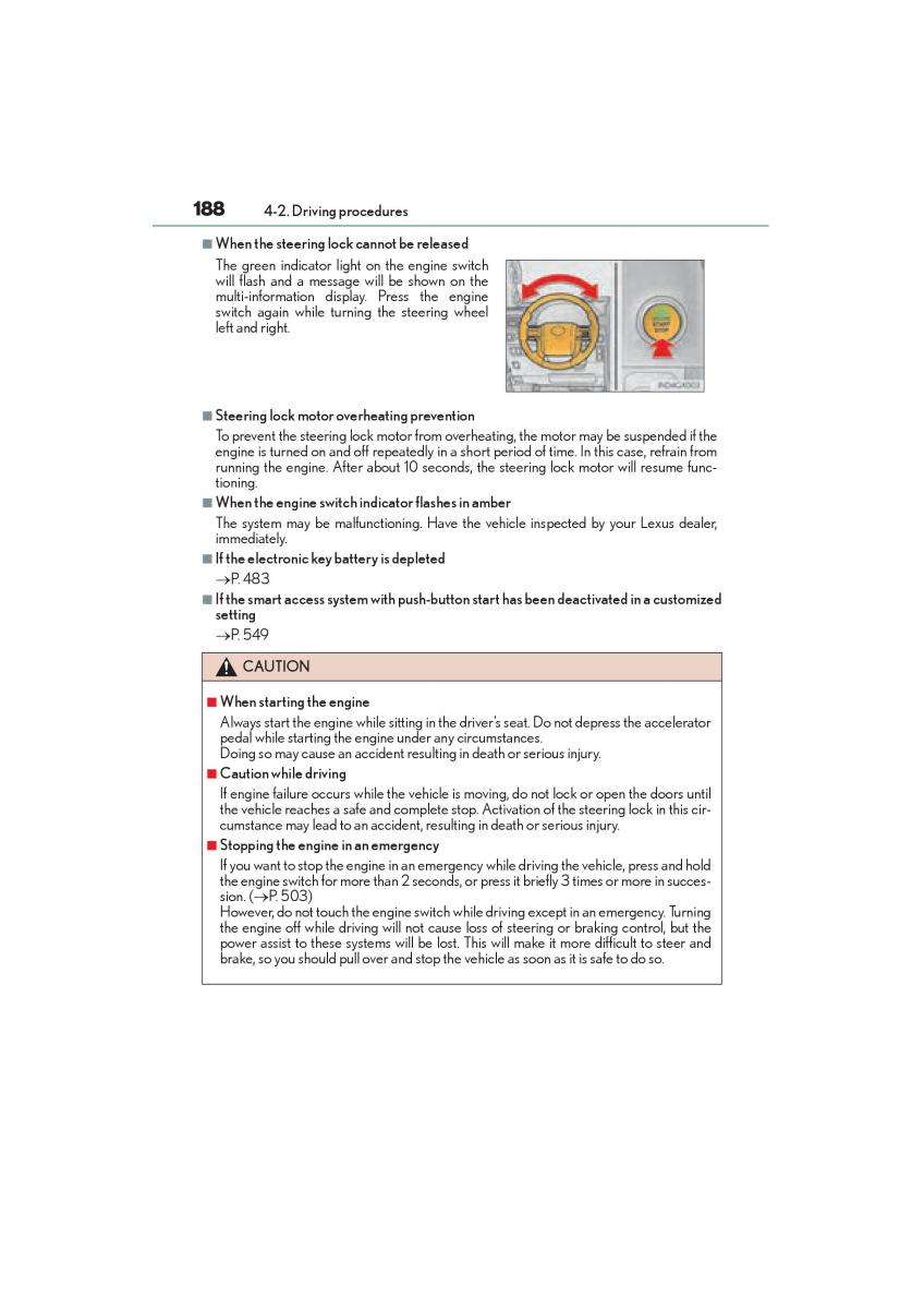 Lexus GX II 2 owners manual / page 190