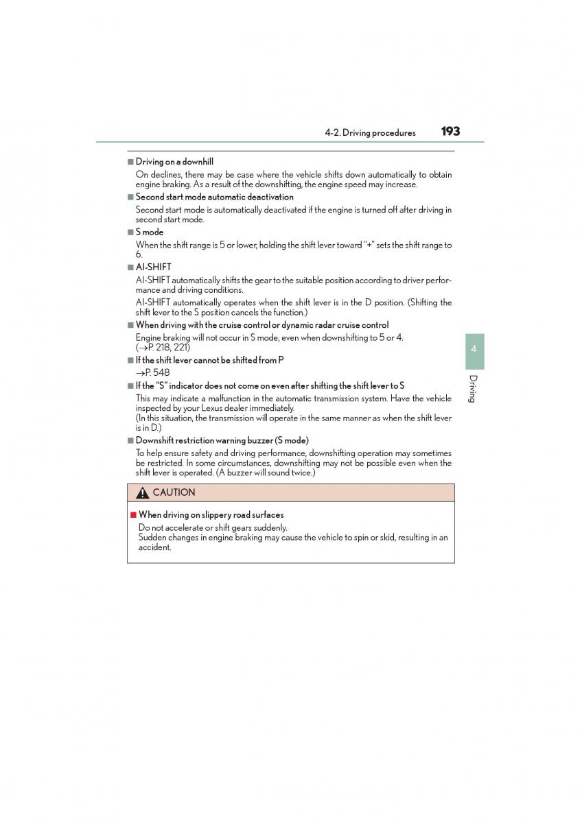 Lexus GX II 2 owners manual / page 195