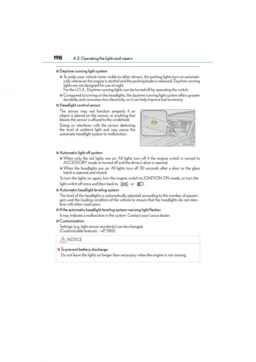 Lexus GX II 2 owners manual / page 200